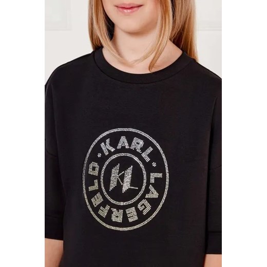 Karl Lagerfeld Kids Sukienka 150 wyprzedaż Gomez Fashion Store