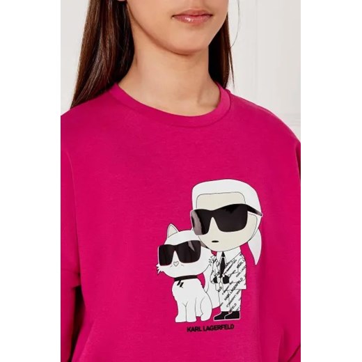Karl Lagerfeld Kids Bluza IKON | Relaxed fit 156 Gomez Fashion Store okazyjna cena