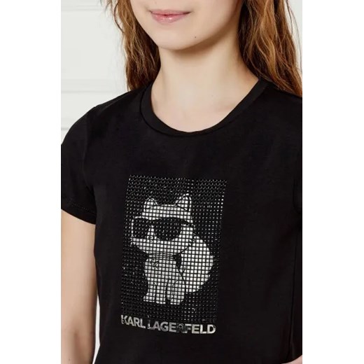 Karl Lagerfeld Kids T-shirt | Regular Fit 150 wyprzedaż Gomez Fashion Store