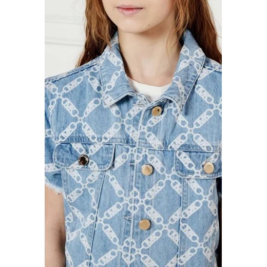 Kurtka dziewczęca Michael Kors Kids bawełniana 