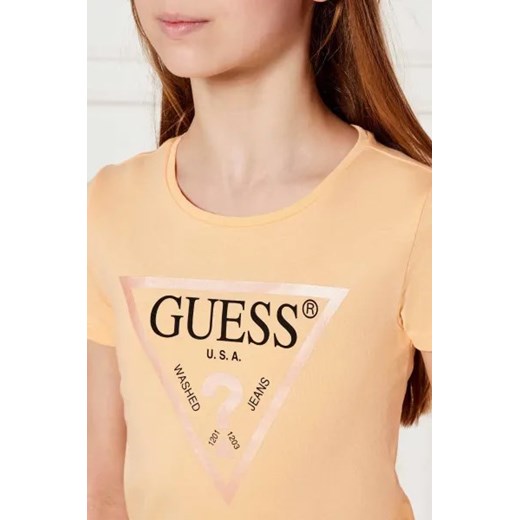 Bluzka dziewczęca Guess bawełniana