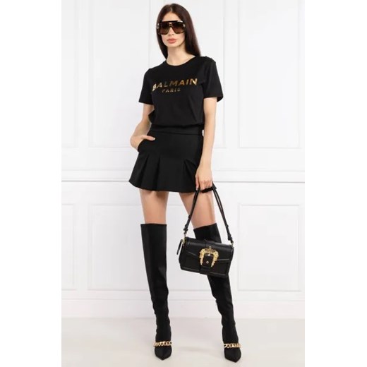 TWINSET Kozaki na szpilce | z dodatkiem skóry Twinset 38 wyprzedaż Gomez Fashion Store