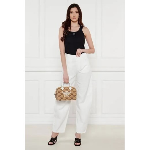 MCM Kuferek Ella Boston | z dodatkiem skóry Mcm OS promocyjna cena Gomez Fashion Store