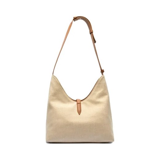 Furla Hobo FURLA GOCCIA | z dodatkiem skóry Furla One Size wyprzedaż Gomez Fashion Store