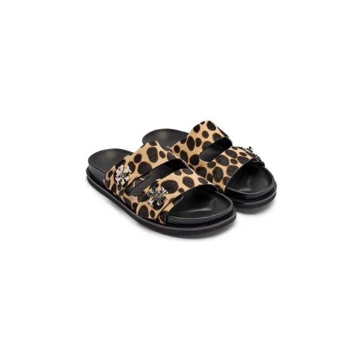 TORY BURCH Skórzane klapki T LOCK SPORT Tory Burch 38 Gomez Fashion Store
