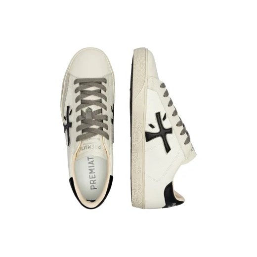 Premiata Skórzane sneakersy STEVEN Premiata 45 promocyjna cena Gomez Fashion Store