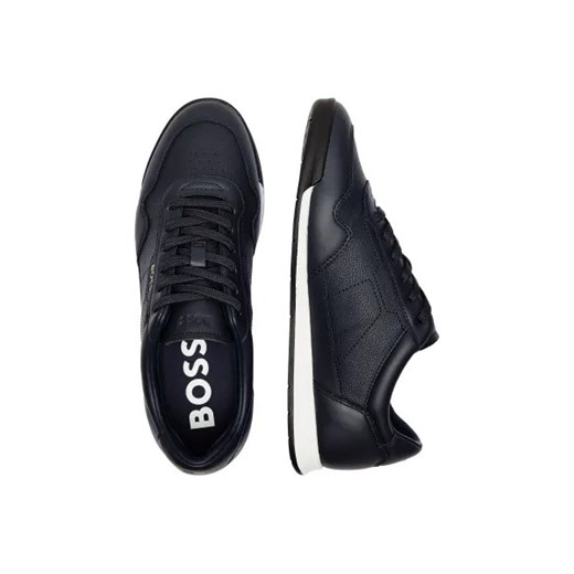 BOSS BLACK Sneakersy Titanium SL_ltgrpu | z dodatkiem skóry 41 wyprzedaż Gomez Fashion Store