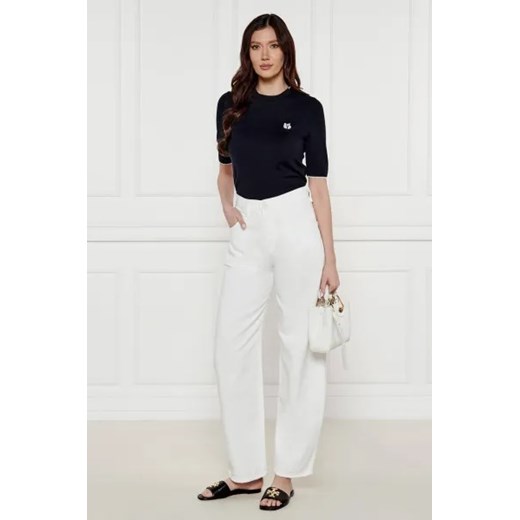 TORY BURCH Skórzane klapki ELEANOR Tory Burch 37 okazja Gomez Fashion Store