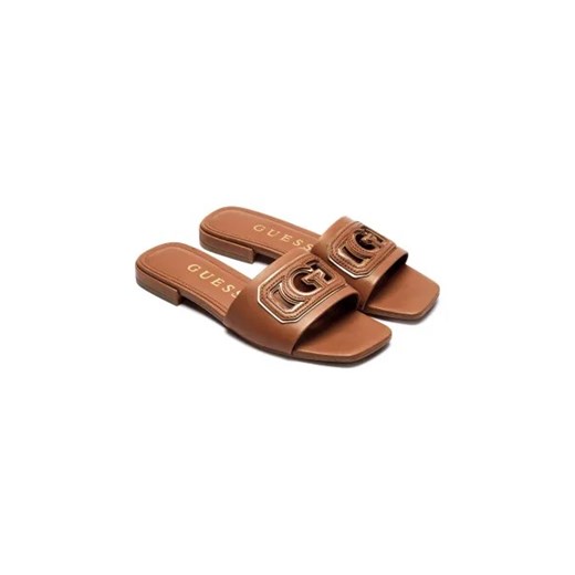 Guess Skórzane klapki LADY HANSIN Guess 39 okazyjna cena Gomez Fashion Store