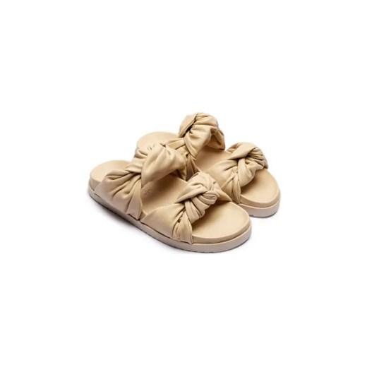 Patrizia Pepe Skórzane klapki Patrizia Pepe 36 wyprzedaż Gomez Fashion Store