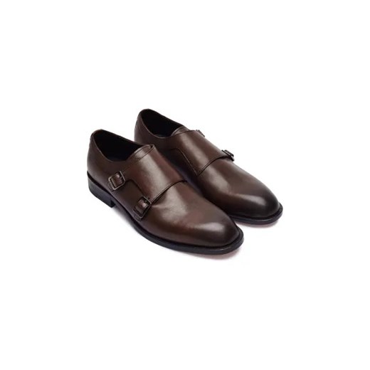 BOSS BLACK Skórzane monki Limber 44 promocja Gomez Fashion Store