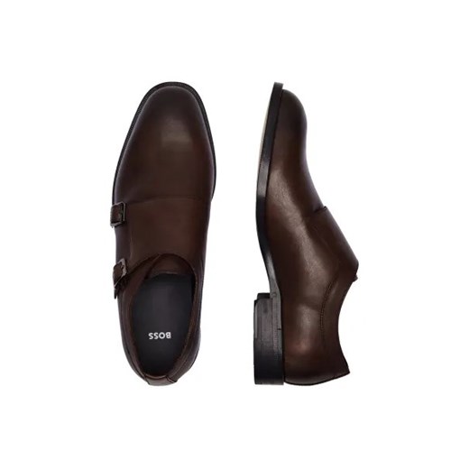 BOSS BLACK Skórzane monki Limber 44 wyprzedaż Gomez Fashion Store