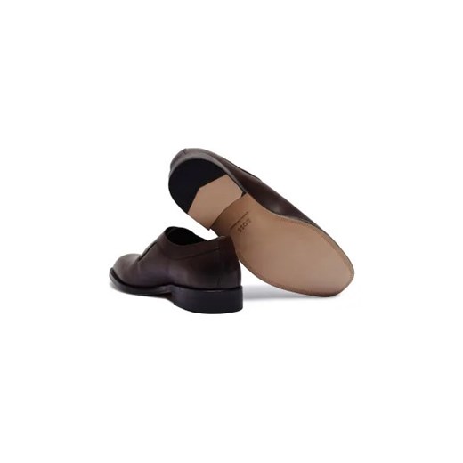 BOSS BLACK Skórzane monki Limber 44 promocyjna cena Gomez Fashion Store