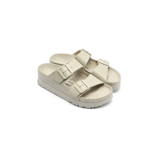 Klapki damskie BIRKENSTOCK ze skóry bez zapięcia 