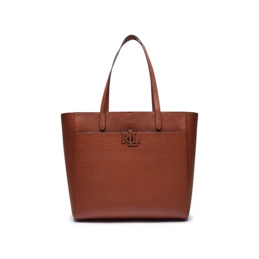 Shopper bag Ralph Lauren skórzana