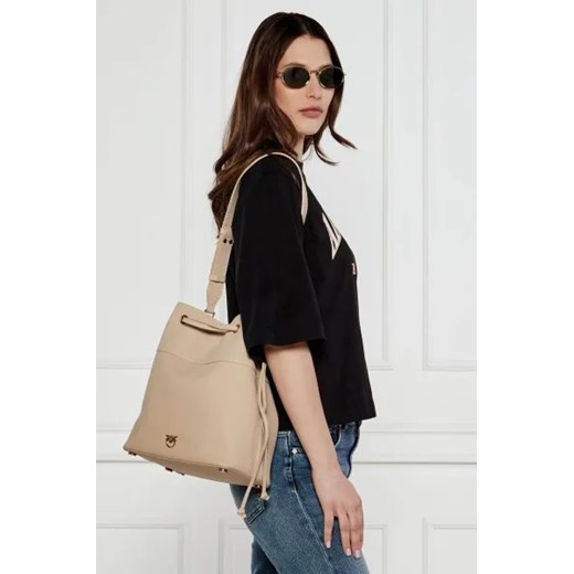 Pinko Skórzany worek SECCHIELLO CLASSIC Pinko One Size Gomez Fashion Store okazyjna cena