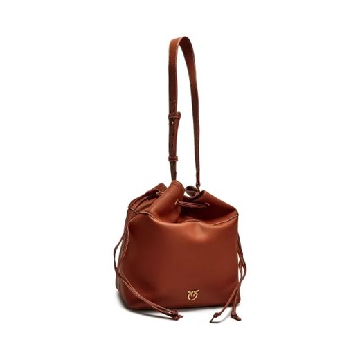 Pinko Skórzany worek SECCHIELLO CLASSIC Pinko One Size okazja Gomez Fashion Store