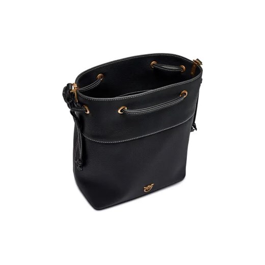 Pinko Skórzany worek SECCHIELLO CLASSIC Pinko One Size wyprzedaż Gomez Fashion Store