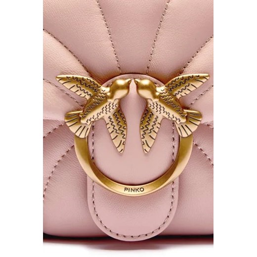 Pinko Skórzana torebka na ramię LOVE PUFF MINI Pinko OS okazja Gomez Fashion Store