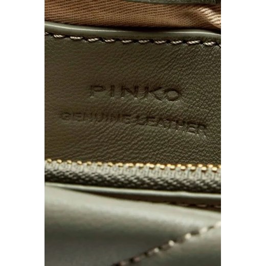Pinko Skórzana torebka na ramię LOVE PUFF BUTTERFLY MINI Pinko OS okazyjna cena Gomez Fashion Store