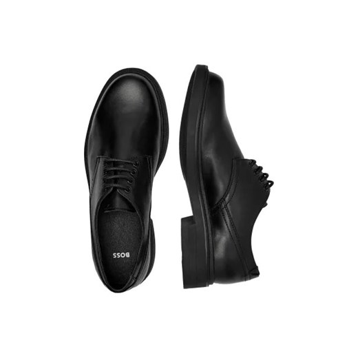 BOSS BLACK Skórzane derby Ronnin 44 wyprzedaż Gomez Fashion Store