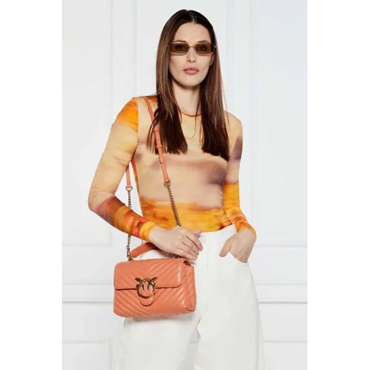 Pinko Skórzany kuferek LOVE LADY PUFF Pinko OS okazyjna cena Gomez Fashion Store