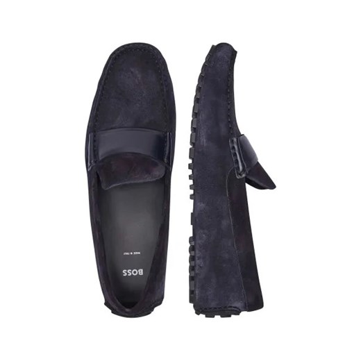 BOSS BLACK Skórzane mokasyny Driver 41 wyprzedaż Gomez Fashion Store