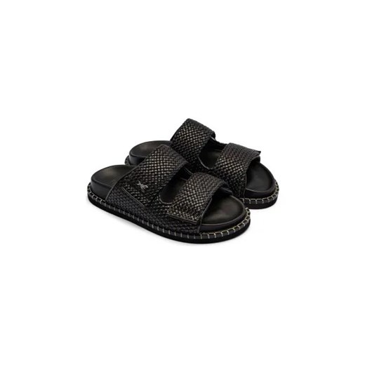 Patrizia Pepe Skórzane klapki Patrizia Pepe 37 okazyjna cena Gomez Fashion Store