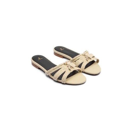 Patrizia Pepe Skórzane klapki Patrizia Pepe 40 promocja Gomez Fashion Store