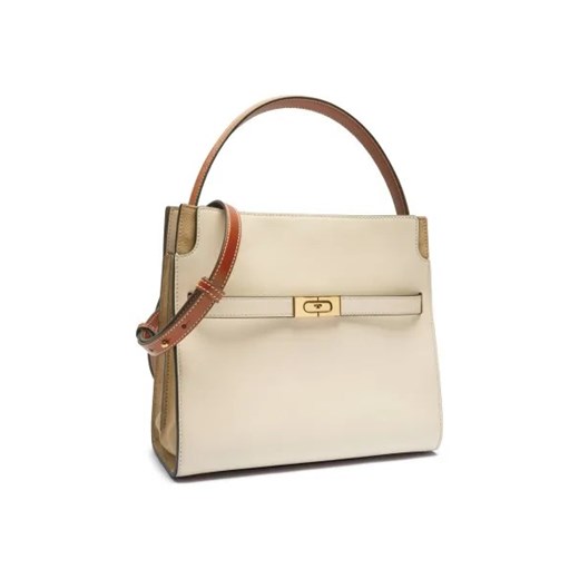 TORY BURCH Skórzany kuferek Lee Radziwill Tory Burch One Size okazyjna cena Gomez Fashion Store