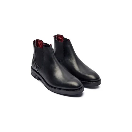 Tommy Hilfiger Skórzane sztyblety CHELSEA Tommy Hilfiger 41 okazyjna cena Gomez Fashion Store