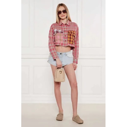 Pinko Skórzany plecak LOVE CLICK MINI Pinko One Size Gomez Fashion Store okazyjna cena