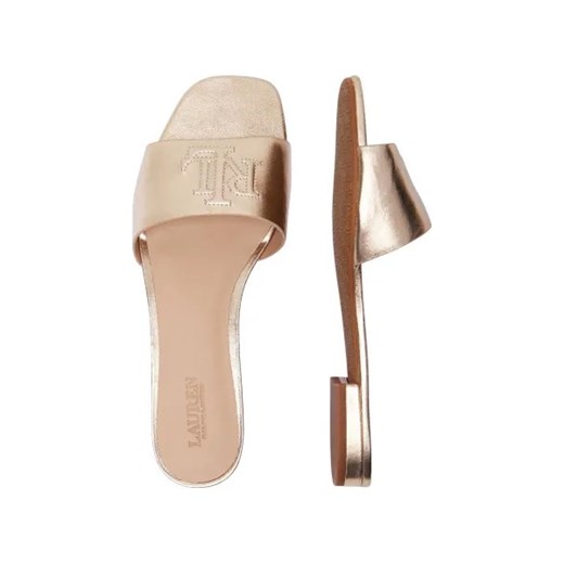 LAUREN RALPH LAUREN Skórzane klapki EVERLEY SLD 38 Gomez Fashion Store okazyjna cena