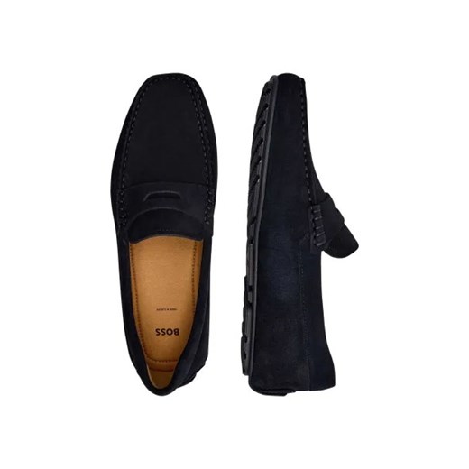 BOSS BLACK Skórzane mokasyny Noel 44 okazyjna cena Gomez Fashion Store