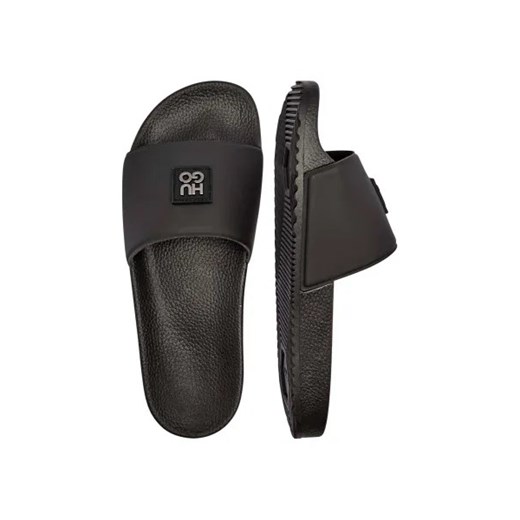 Klapki męskie Hugo Boss bez zapięcia z tworzywa sztucznego 