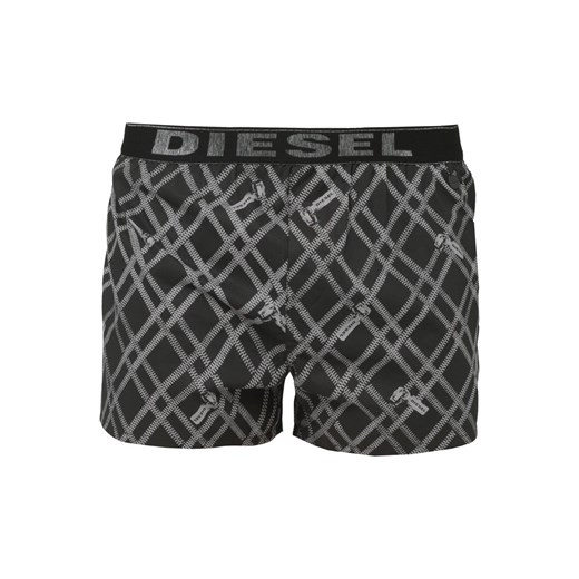 Diesel Bokserki black/white zalando szary abstrakcyjne wzory