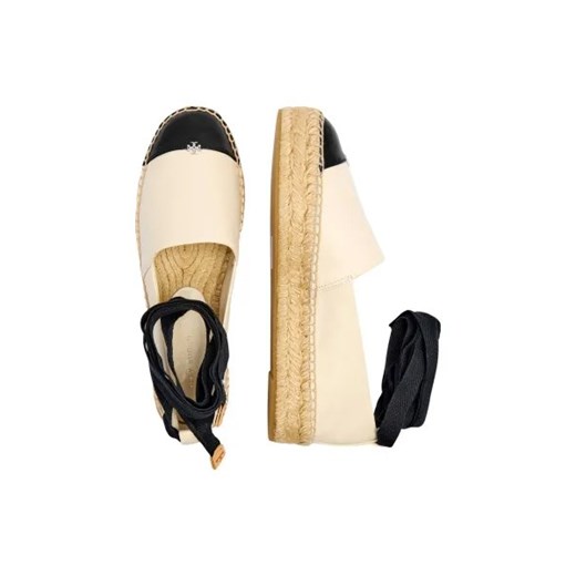 TORY BURCH Skórzane espadryle CAP-TOE Tory Burch 39 okazja Gomez Fashion Store