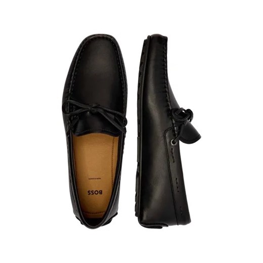 BOSS BLACK Skórzane mokasyny Noel_Mocc_ltlc 42 Gomez Fashion Store okazja