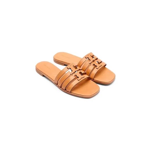 TORY BURCH Skórzane klapki INES Tory Burch 38 Gomez Fashion Store wyprzedaż