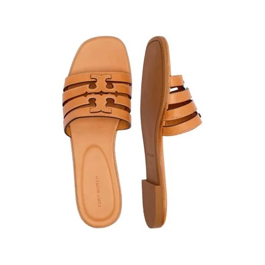 TORY BURCH Skórzane klapki INES Tory Burch 38 okazyjna cena Gomez Fashion Store