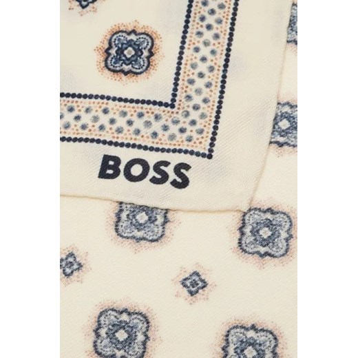 BOSS BLACK Wełniana poszetka | z dodatkiem kaszmiru One Size okazja Gomez Fashion Store