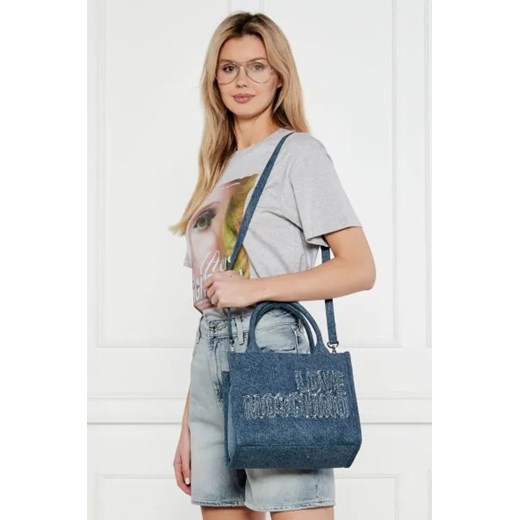 Love Moschino Jeansowy kuferek Love Moschino One Size Gomez Fashion Store okazja