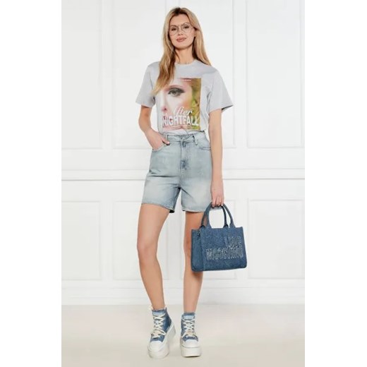 Love Moschino Jeansowy kuferek Love Moschino One Size promocja Gomez Fashion Store