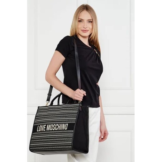 Love Moschino Shopperka CANVAS Love Moschino One Size wyprzedaż Gomez Fashion Store