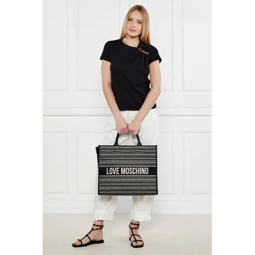 Love Moschino Shopperka CANVAS Love Moschino One Size wyprzedaż Gomez Fashion Store