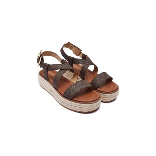 Michael Kors Sandały LYNN | z dodatkiem skóry Michael Kors 37 Gomez Fashion Store promocyjna cena