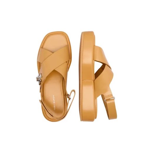 TORY BURCH Skórzane sandały T LOCK Tory Burch 41 wyprzedaż Gomez Fashion Store