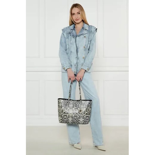 Kurt Geiger Skórzana shopperka + saszetka CHELSEA Kurt Geiger One Size promocyjna cena Gomez Fashion Store