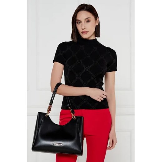 Love Moschino Shopperka Love Moschino OS okazyjna cena Gomez Fashion Store