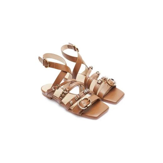 Pinko Skórzane sandały MARLI 08 Pinko 39 promocyjna cena Gomez Fashion Store